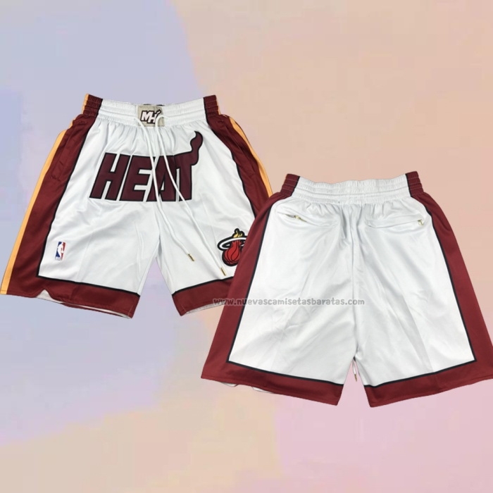 Pantalone Miami Heat Just Don Rojo Blanco